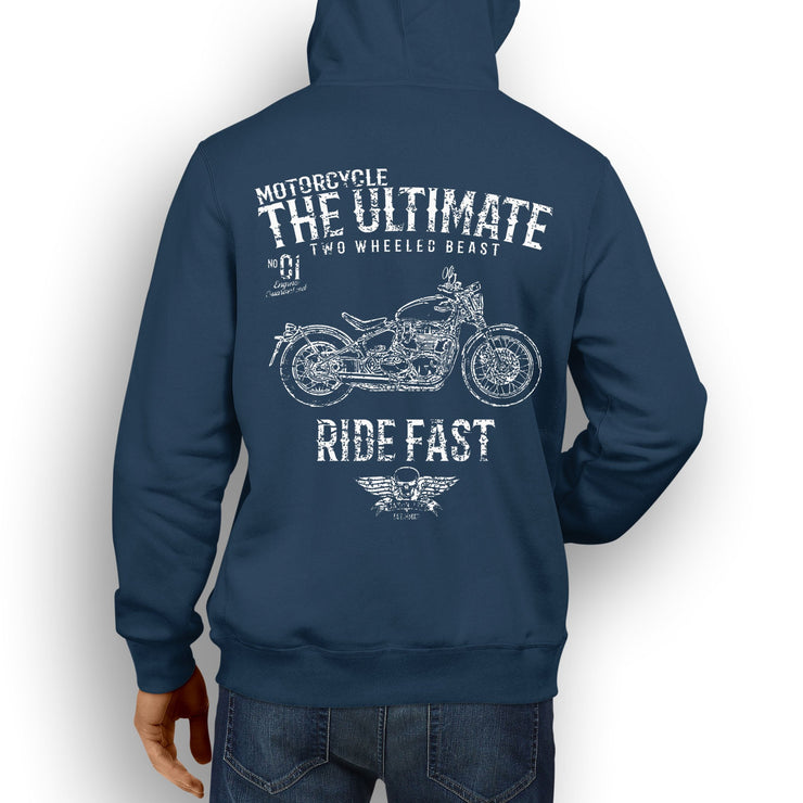 JL Ultimate Art Hood aimed at fans of Triumph Bonneville Bobber Motorbike