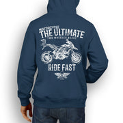 JL Ultimate Illustration For A Ducati Hypermotard SP 2013 Motorbike Fan Hoodie