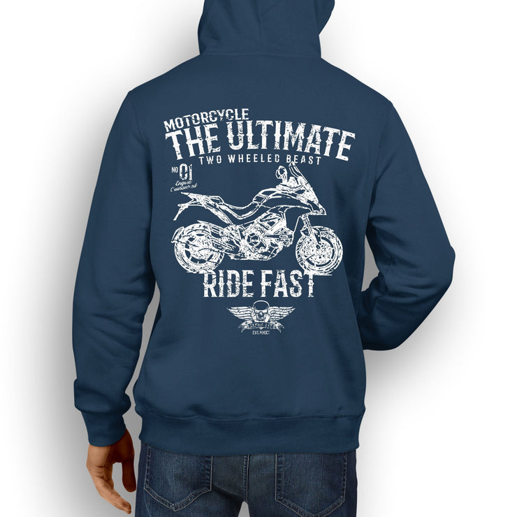 JL Ultimate Illustration For A Ducati Multistrada 1200S Motorbike Fan Hoodie