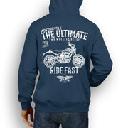 JL Ultimate Illustration For A Ducati Scrambler Sixty2 Motorbike Fan Hoodie