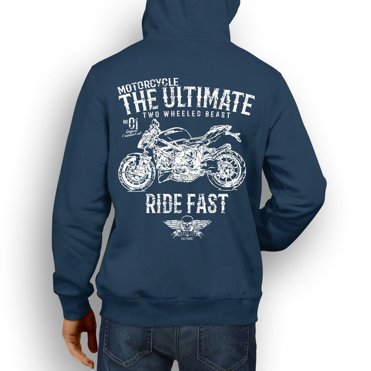 JL Ultimate Illustration For A Ducati Streetfighter 848 v2 Motorbike Fan Hoodie