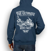 JL Ultimate Illustration For A Honda Gold Wing GL1800 Motorbike Fan Hoodie