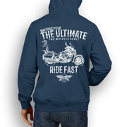 JL Ultimate Illustration For A Hyosung ST7 Deluxe Motorbike Fan Hoodie