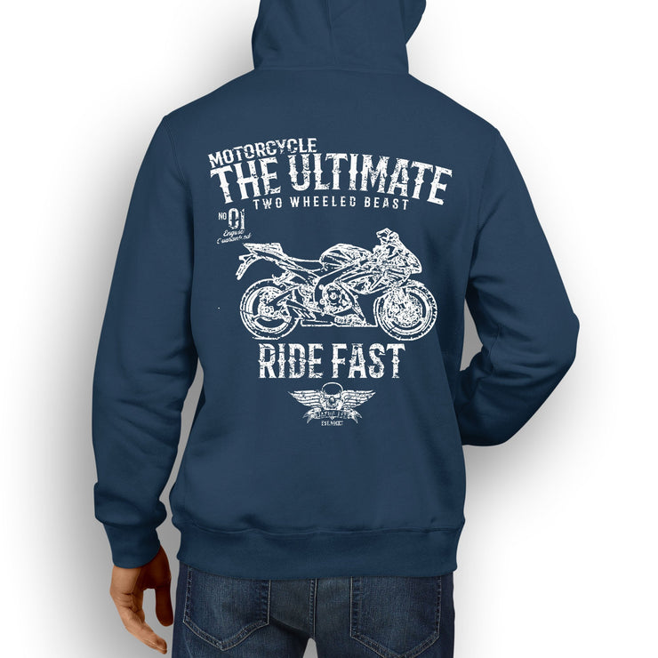 JL Ultimate Illustration For A Suzuki GSXR 750 2006 Motorbike Fan Hoodie