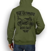 JL Ultimate Illustration for a Aprilia RS4 125 Replica Motorbike fan Hoodie