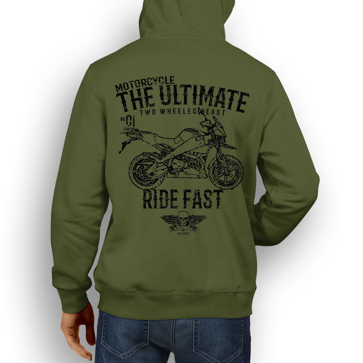 JL Ultimate Illustration For A Buell Ulysses XB12X 2010 Motorbike Fan Hoodie