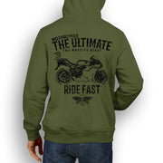 JL Ultimate Illustration For A Ducati 1098S Motorbike Fan Hoodie
