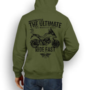 JL Ultimate Illustration For A Ducati Multistrada 1200 DVT 2015 Motorbike Fan Hoodie