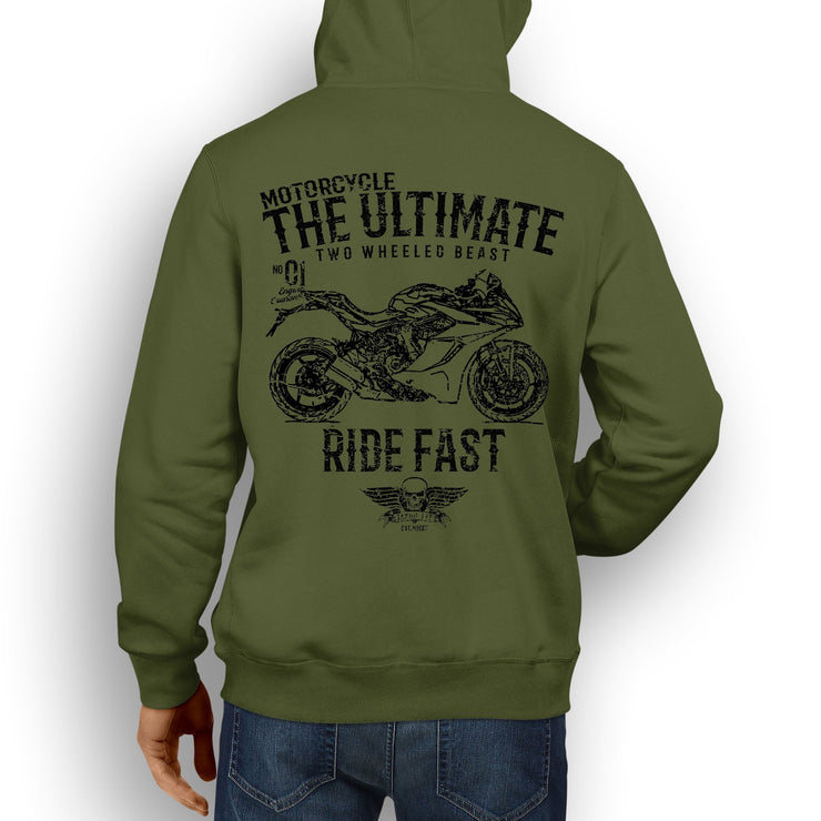 JL Ultimate Illustration For A Ducati SuperSport S Motobike Fan Hoodie
