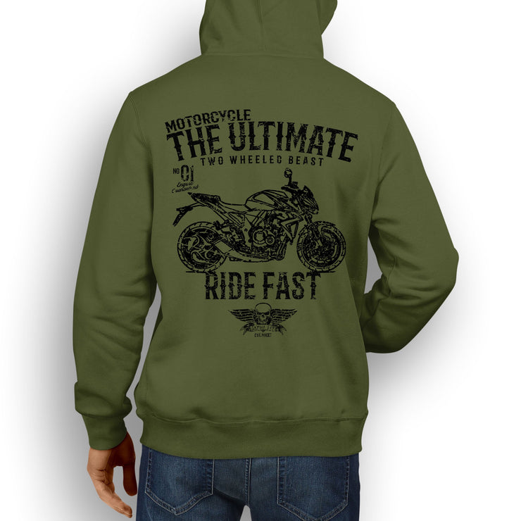 JL Ultimate Illustration For A Honda CB1000R Motorbike Fan Hoodie