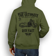 JL Ultimate Illustration For A Indian Chief Classic Motorbike Fan Hoodie