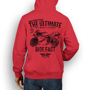 JL Ultimate Illustration For A Ducati 748 Motorbike Fan Hoodie