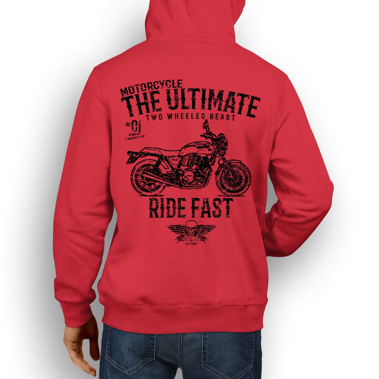 JL Ultimate Illustration For A Honda CB1100EX Motorbike Fan Hoodie