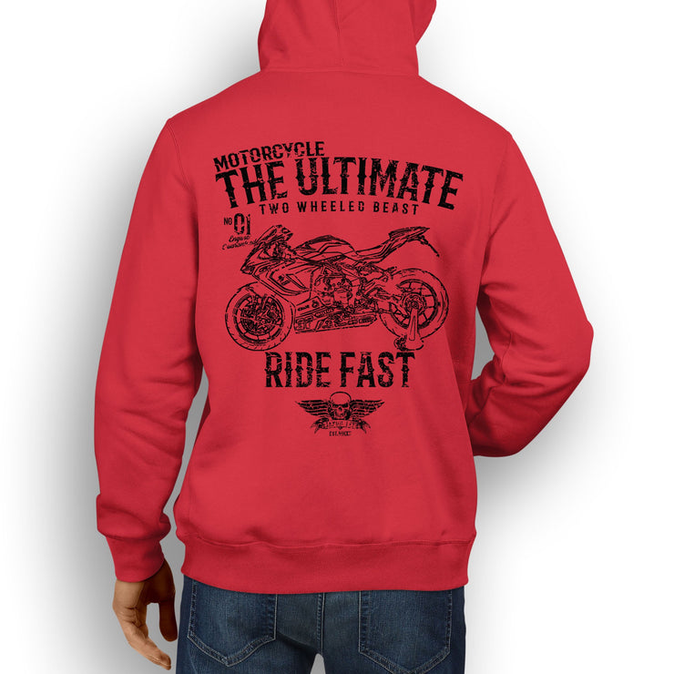 JL Ultimate Illustration For A MV Agusta F3 800RC Motorbike Fan Hoodie