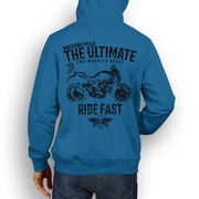 JL Ultimate Illustration For A Ducati Monster 1100 EVO Motorbike Fan Hoodie