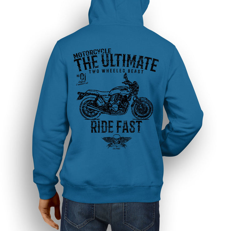 JL Ultimate Illustration For A Honda CB1100EX Motorbike Fan Hoodie