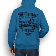 JL Ultimate illustration for a KTM 990 Adventure Motorcycle fan Hoodie