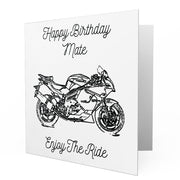 Jaxon Lee - Birthday Card for a Hyosung GT650R Motorbike fan