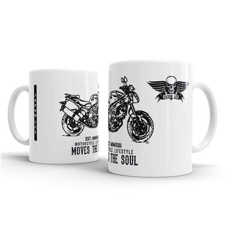 JL Illustration For A Hyosung GT650 Motorbike Fan – Gift Mug