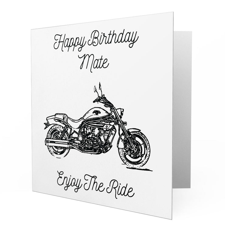 Jaxon Lee - Birthday Card for a Hyosung GV650 Motorbike fan