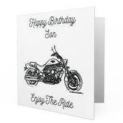 Jaxon Lee - Birthday Card for a Hyosung GV650 Motorbike fan