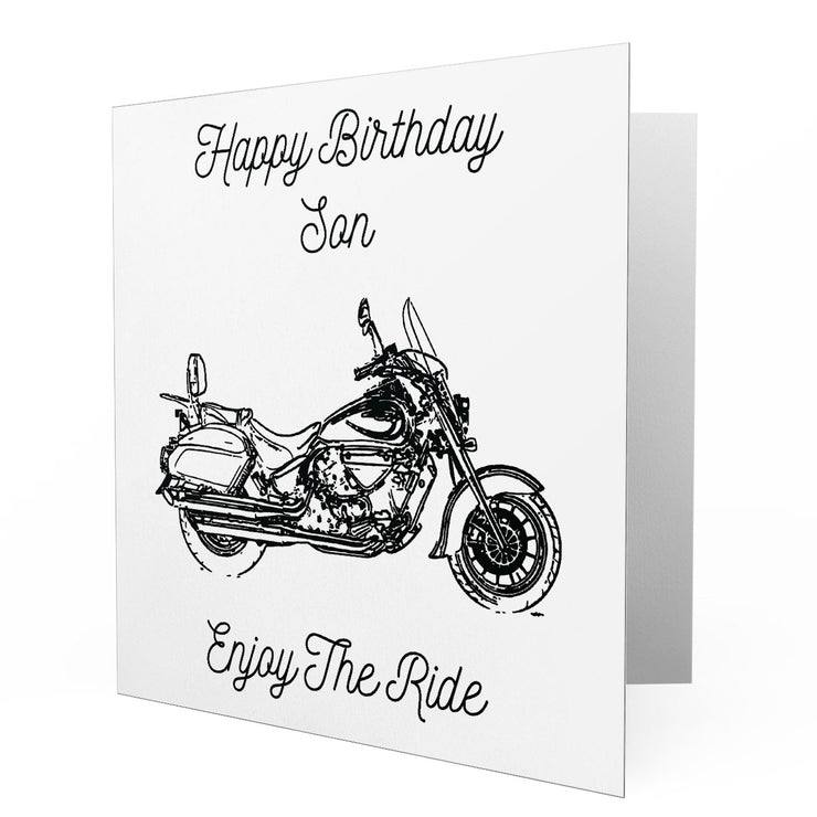 Jaxon Lee - Birthday Card for a Hyosung ST7 Deluxe Motorbike fan
