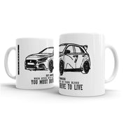 JL Illustration For A Hyundai i30N Performance Motorcar Fan – Gift Mug