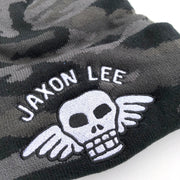 JL Winged Skull Pop Large Logo - Artic Camo Beanie