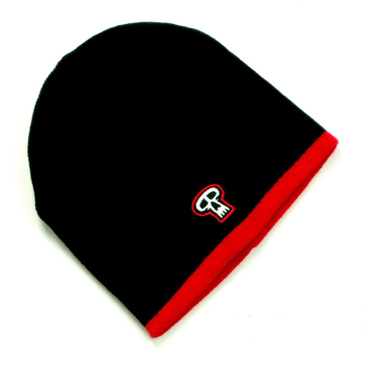 Jaxon Lee Skull Logo - Two-tone Skull Cap Beanie