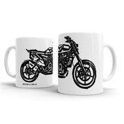 JL Illustration For A Husqvarna Svartpilen 701 Motorbike Fan – Gift Mug