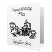 Jaxon Lee - Birthday Card for a Indian Roadmaster Motorbike fan