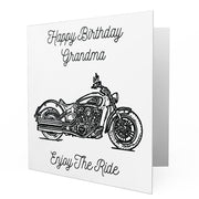 Jaxon Lee - Birthday Card for a Indian Scout Motorbike fan