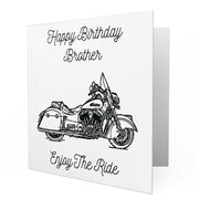 Jaxon Lee - Birthday Card for a Indian Springfield Motorbike fan