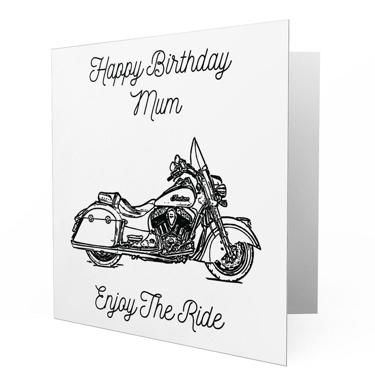 Jaxon Lee - Birthday Card for a Indian Springfield Motorbike fan