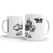 JL Illustration For A Indian Springfield Motorbike Fan – Gift Mug
