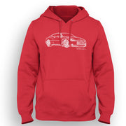 JL Illustration For A Infiniti Q60 Red Sport 400 Motorcar Fan Hoodie