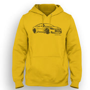 JL Illustration For A Infiniti Q60 Red Sport 400 Motorcar Fan Hoodie