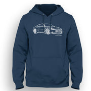 JL Illustration For A Infiniti Q60 Red Sport 400 Motorcar Fan Hoodie
