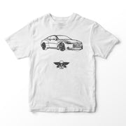 JL Basic Illustration for a Infiniti Q60 Red Sport 400 Motorcar fan T-shirt