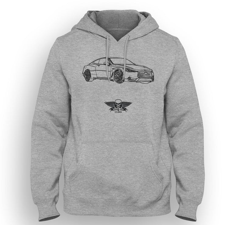 Jaxon Lee Art Hood aimed at fans of Infiniti Q60 Red Sport 400 Motorcar