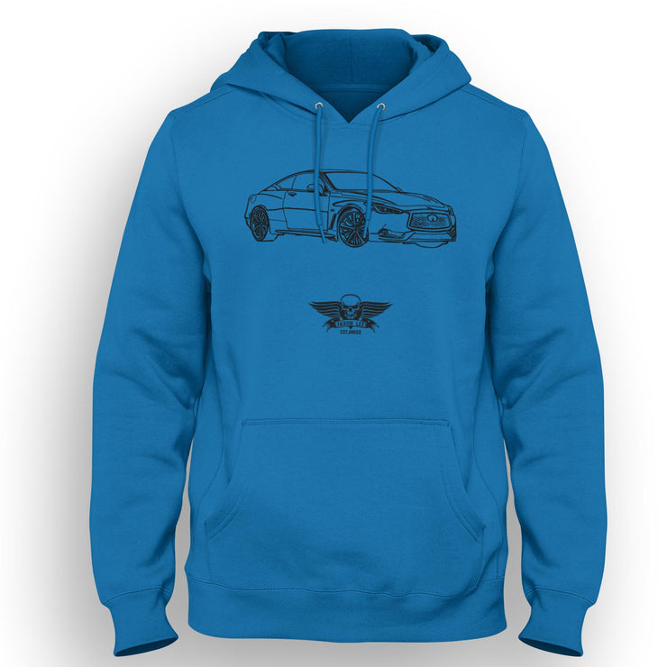 Jaxon Lee Art Hood aimed at fans of Infiniti Q60 Red Sport 400 Motorcar