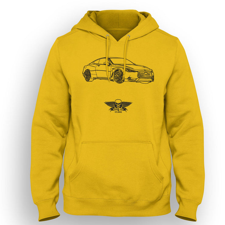 Jaxon Lee Art Hood aimed at fans of Infiniti Q60 Red Sport 400 Motorcar