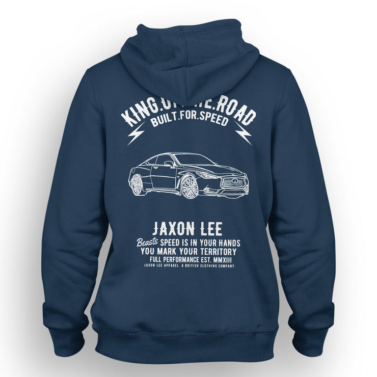 JL King Art Hood aimed at fans of Infiniti Q60 Red Sport 400 Motorcar