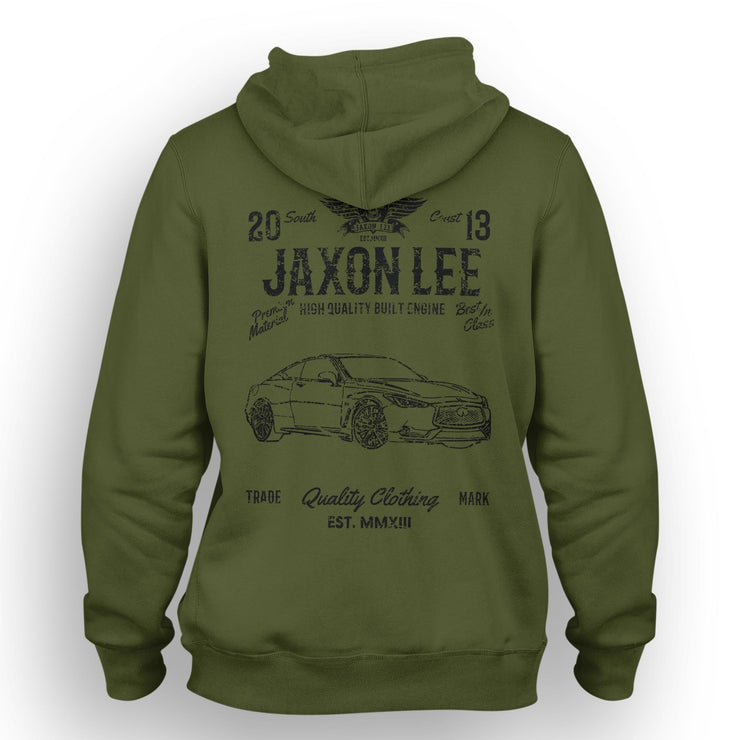 JL Soul Art Hood aimed at fans of Infiniti Q60 Red Sport 400 Motorcar