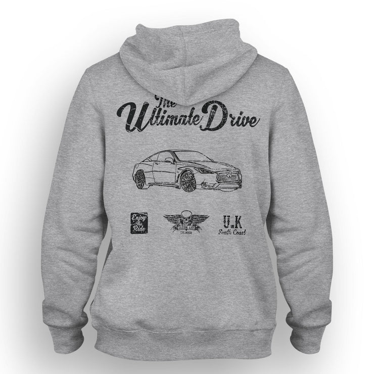 JL Ultimate Art Hood aimed at fans of Infiniti Q60 Red Sport 400 Motorcar