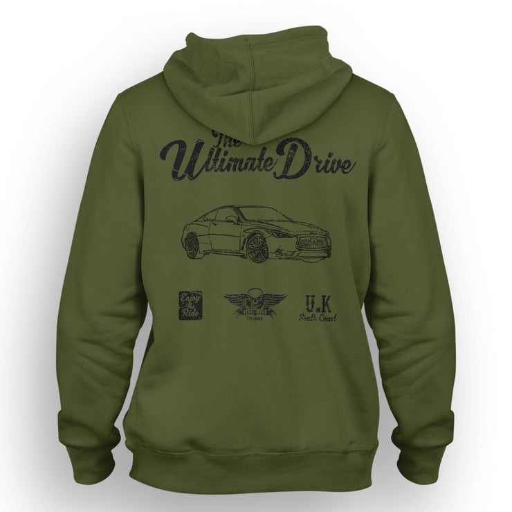 JL Ultimate Art Hood aimed at fans of Infiniti Q60 Red Sport 400 Motorcar