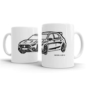 JL Illustration For A Mercedes Benz AMG A45 S Motorcar Fan – Gift Mug