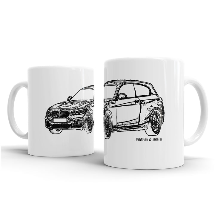 JL Illustration For A BMW M140i Motorcar Fan – Gift Mug