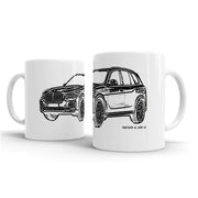 JL Illustration For A BMW X5 Motorcar Fan – Gift Mug