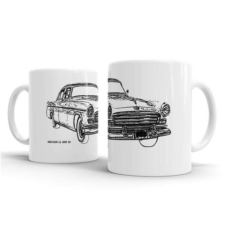 JL Illustration For A Chrysler Windsor 1956 Motorcar Fan – Gift Mug